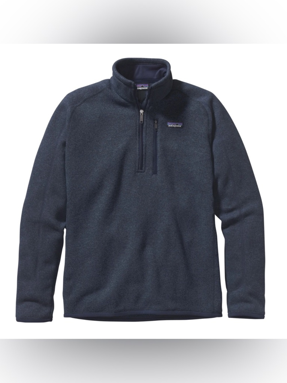 Patagonia Better Sweater Charcoal Half-Zip Fleece Pullover